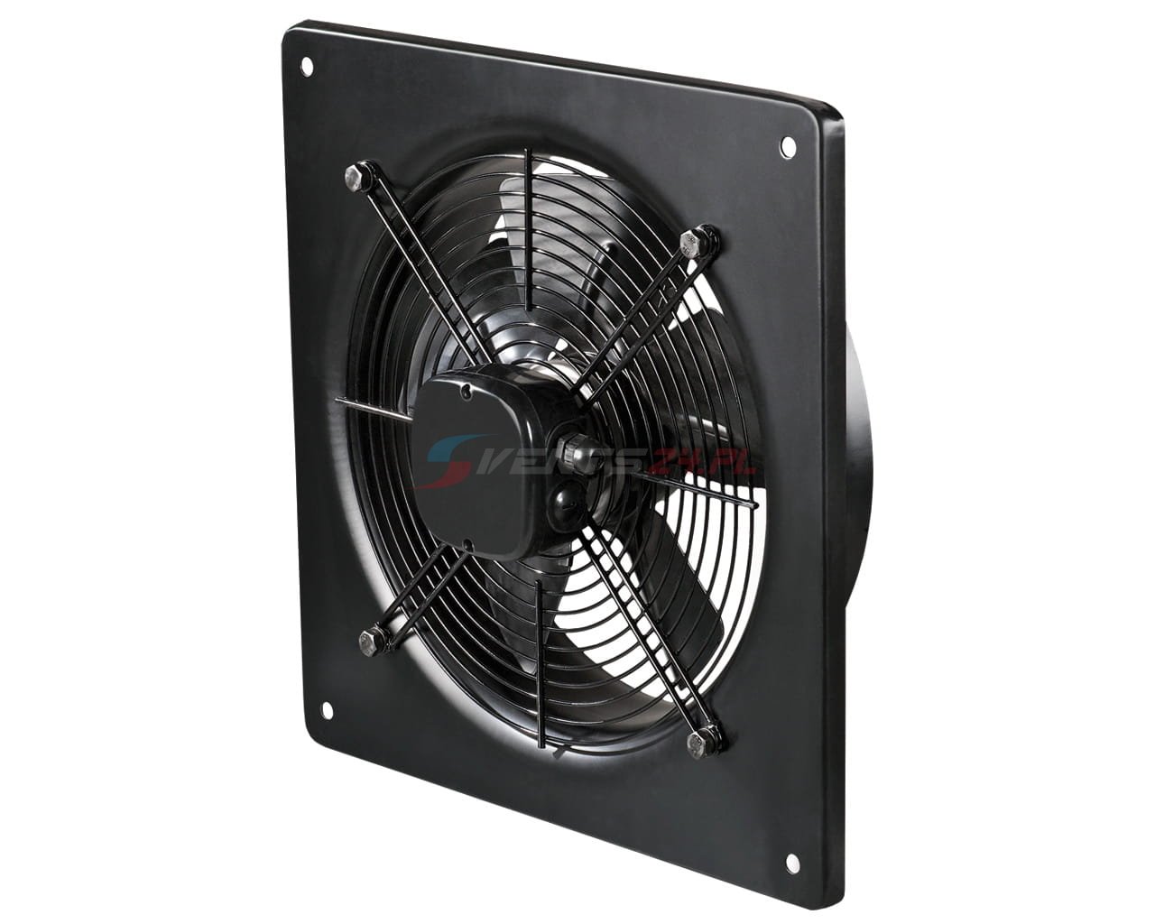 Wentylator osiowy w obudowie ze stali z powłoką polimerową fi 465 mm, 4680 m3/h, 230 V  ov4e450 VENTS