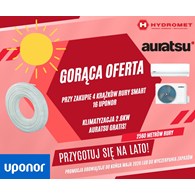 Rura SMART UPONOR 16 ( zwój 640m ) ZESTAW 2560 m UPONOR +  klimatyzacja AURATSU 2.6 kW