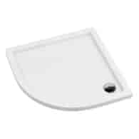 Brodzik akrylowy Standard Plus półokrągły 90x90x5cm głębokość 3cm, biały, ALATUS