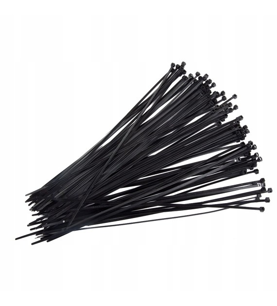 Opaski zaciskowe nylon czarne, 4.8x400mm, 100szt. Proline 59131C