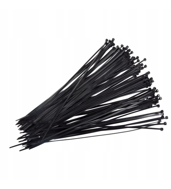Opaski zaciskowe nylon czarne, 4.8x400mm, 100szt. Proline 59131C