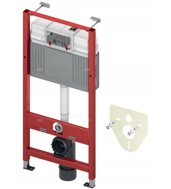 Stelaż do WC podtynkowy TECEbase uruchamianie z przodu 500 x 1120 x 150 mm