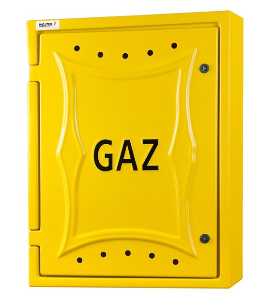 Szafa gazowa 600 X 800 X 250 na dwa gazomierze w pionie WOJTEX