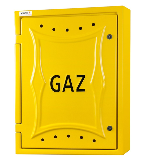 Szafa gazowa 600 X 800 X 250 na dwa gazomierze w pionie WOJTEX