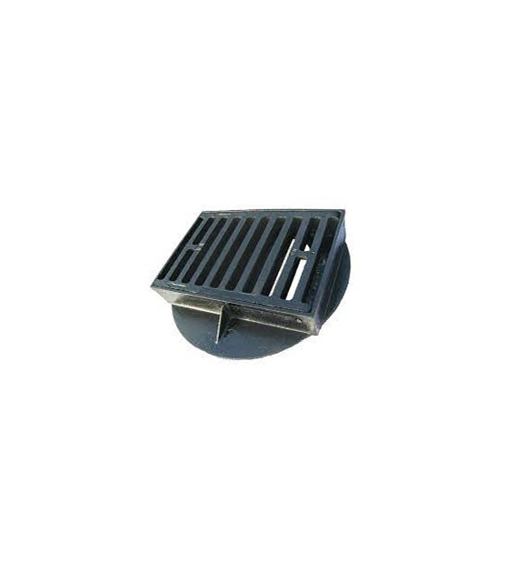 Wpust uliczny żeliwny D400 40 ton 3/4 kołnierza, H-150