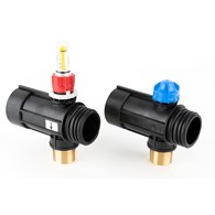 Jeden obieg rozdzielacza ProCalida IN 1 1/2 , rozstaw 100 mm, G1 , rotametr 4÷20 l/min AFRISO