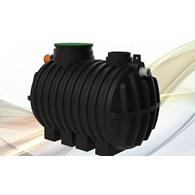 Zbiornik podziemny na deszczówkę TANK 3300 EUROPLAST z wyposażeniem - wlot PE 110, nadtsawką NPO h=0,31 wylot PVC 110 + filtr w110