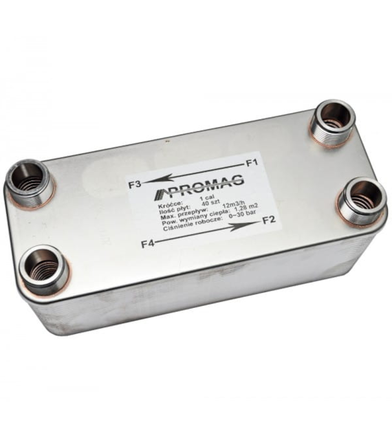 Wymiennik płytowy PGM-1c -40, 1.28m2, 40 płyt, 85 kW PROMAG