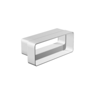 Łącznik redukcyjny kanałów płaskich 220x90 mm, biały VENTS