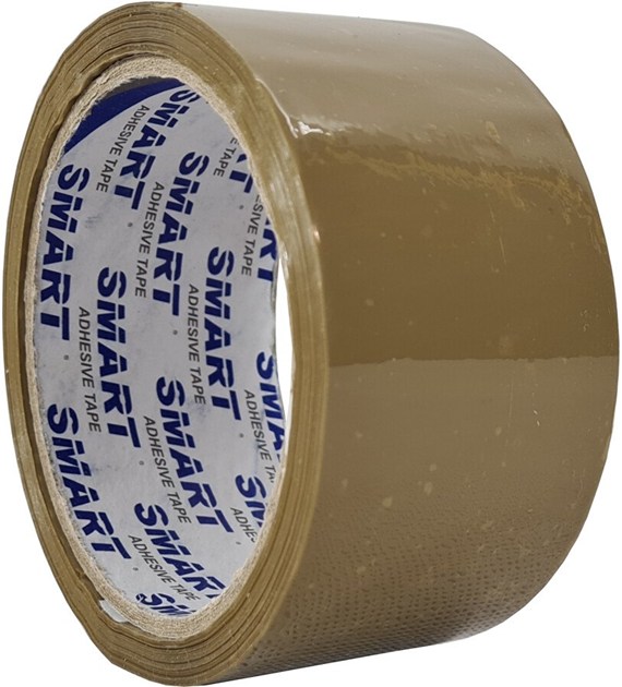 Taśma pakowa BRĄZOWA SMART 48mm x 50 m ( klej SOLVENT ) HERMES