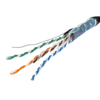 Kabel teleinformatyczny securityNET F/UTP kat.6A PE zewętrzny żelowany SEC6AFTPG SECURITYNET