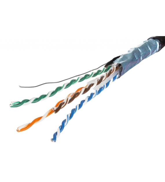 Kabel teleinformatyczny securityNET F/UTP kat.6A PE zewętrzny żelowany SEC6AFTPG SECURITYNET