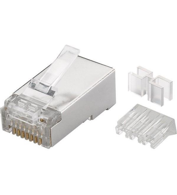 Wtyk teleinformatyczny RJ45 kat.6A STP /z przyrządem do nawlekania/ 72502 ( cena za 1 sztukę ) GOOBAY