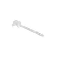 Uchwyt paskowy 12mm 80mm BIAŁY UP-30 12.12  ( opakowanie 100 sztuk ) ELEKTRO-PLAST