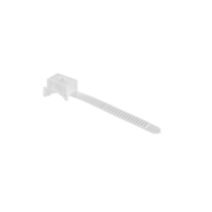 Uchwyt paskowy 12mm 80mm BIAŁY UP-30 12.12  ( opakowanie 100 sztuk ) ELEKTRO-PLAST