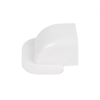 Narożnik przyścienny, maskownica, wpust boczny 90X65 BIAŁE 0909CM-W ARTIPLASTIC