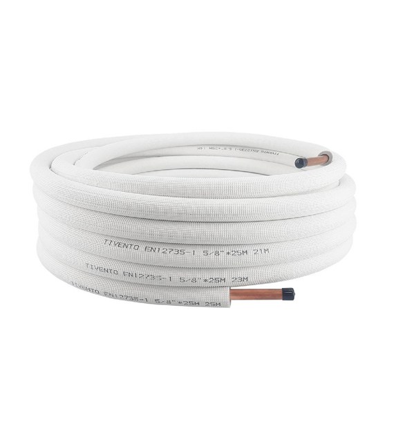 Rura Miedziana w otulinie 3/8 ( krąg 25m ) EBRILLE