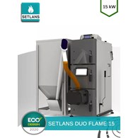 SETLANS Kocioł centralnego ogrzewania DUO FLAME 20 pelletowy