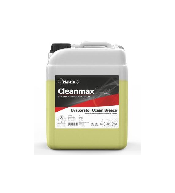 Cleanmax Ocean Breeze 5L Matrix
do czyszczenia jednostek wewnętrznych klimatyzacji, filtrów powietrza, skraplaczy, parowników, kanałów klimatyzacyjnych oraz innych powierzchni i urządzeń przemysłowych