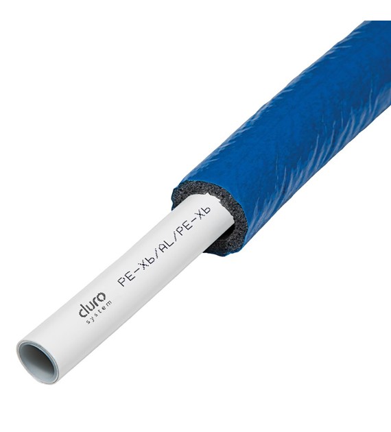 Rura DURO PEX/AL/PEX w izolacji 25x2,5 NIEBIESKA ( cena za 1mb )  ( zwój 25m ) ARKA