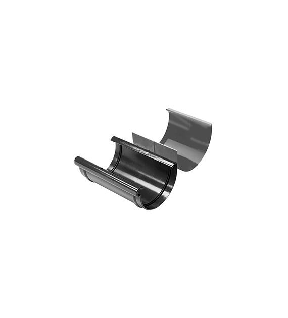 Złączka rynny 100 z wkładką, Kanion PVC grafit 3043705 WAVIN