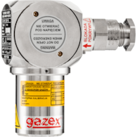 Detektor gazu ziemnego metan, 10/30% DGW, obudowa AL, wykonanie F4-C, sensor p-p, do kotłowni gazowych GAZEX