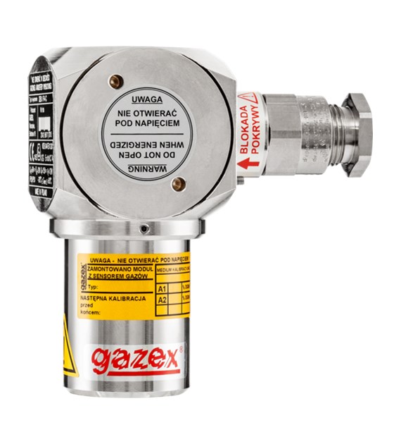 Detektor gazu ziemnego metan, 10/30% DGW, obudowa AL, wykonanie F4-C, sensor p-p, do kotłowni gazowych