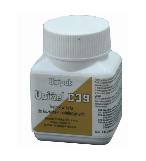 Topnik w żelu, żel do lutowania C-39 / C39 125g UNIPAK