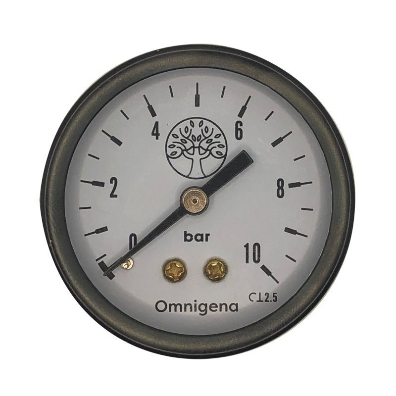 Manometr R 50 1/4 TYLNY 0-10 bar OMNIGENA