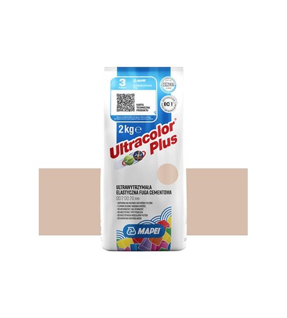 Fuga elastyczna Mapei Ultracolor Plus 132 beżowa 2 kg