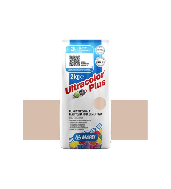 Fuga elastyczna Mapei Ultracolor Plus 132 beżowa 2 kg