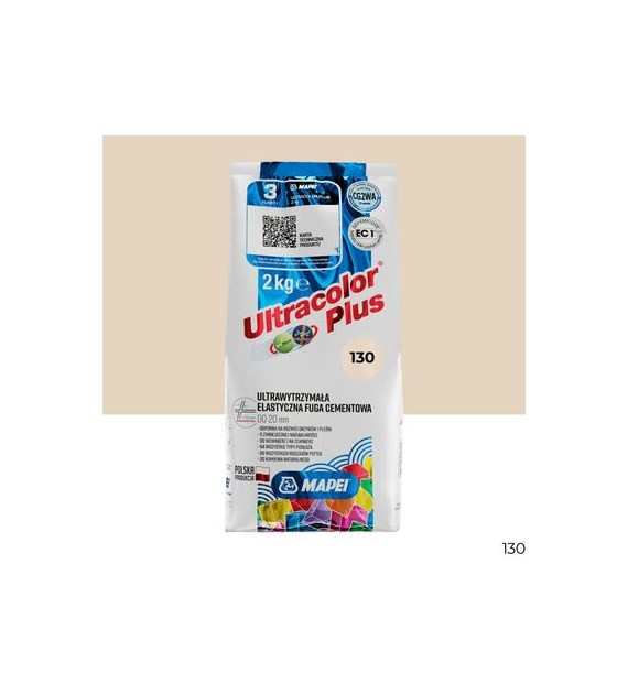 Fuga elastyczna Mapei Ultracolor Plus 130 jaśminowa 2 kg