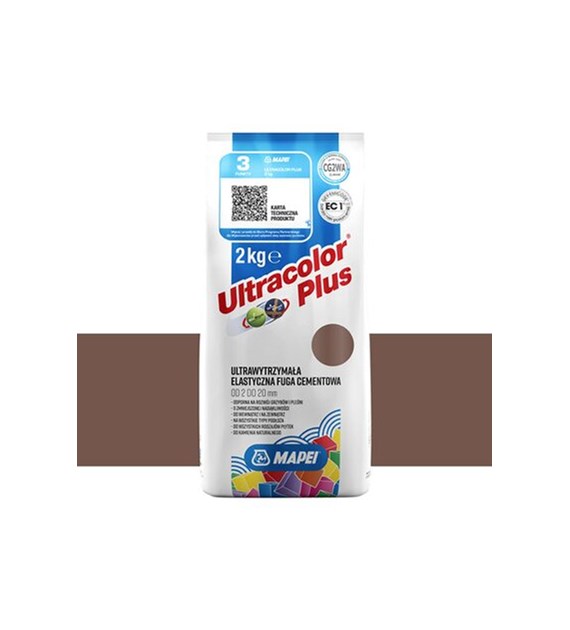 Fuga elastyczna Mapei Ultracolor Plus 144 czekoladowa 2 kg