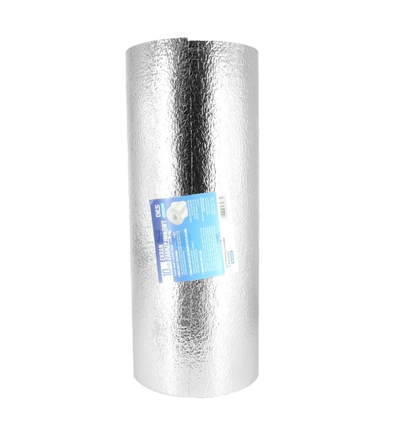Ekran zagrzejnikowy PE z folią alumin. w rolce dł. 10 mb. (szer.0,5m / gr.3mm)
