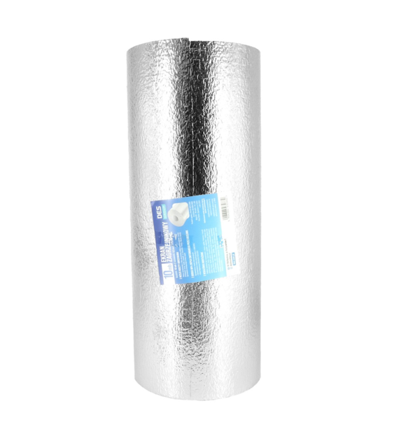 Ekran zagrzejnikowy PE z folią alumin. w rolce dł. 10 mb. (szer.0,5m / gr.3mm) DES