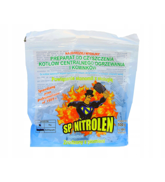 Preparat do czyszczenia kotłów, komina SP 500g -
( saszetki 100 szt po 10g ) NITROLEN
