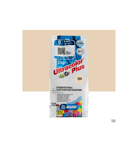 Fuga elastyczna Mapei Ultracolor Plus 131 waniliowa 2 kg