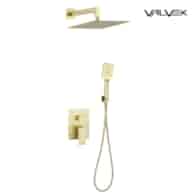 Zestaw natryskowy podtynkowy ARS BRUSHED GOLD VALVEX