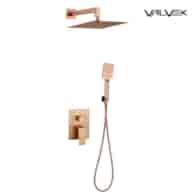 Zestaw natryskowy podtynkowy ARS SATIN COPPER VALVEX