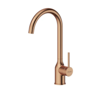 CANNOLI SATIN COPPER Bateria kuchenna z dźwignią z boku