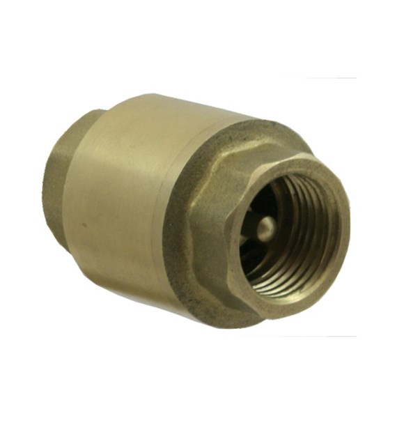Zawór zwrotny mosiężny, grzybek metalowy 1/2  ( DN15 ) GOSHE