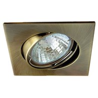 Candellux UO-12 GAB 2228240 oczko lampa wpuszczana downlight MR16 patyna