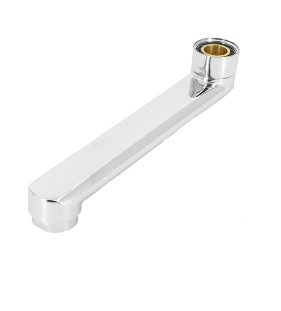 Wylot, wylewka profilowana, PROSTA do baterii z mieszaczem 150mm DES
