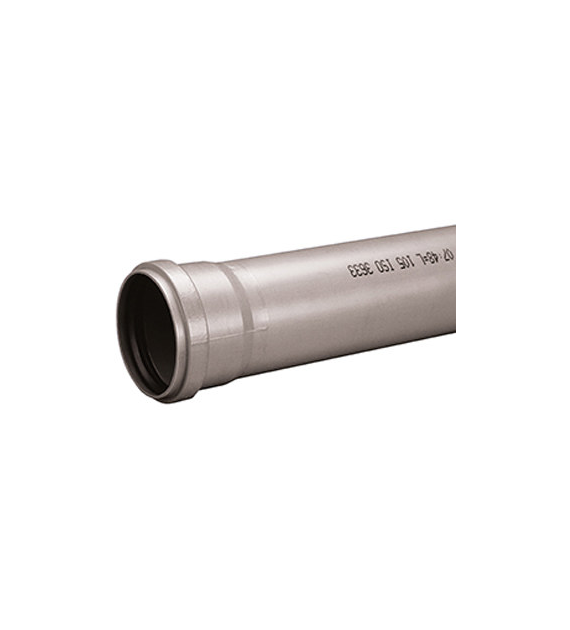 Rura kanalizacyjna PVC 50x2.5x2000 SZARA WAVIN