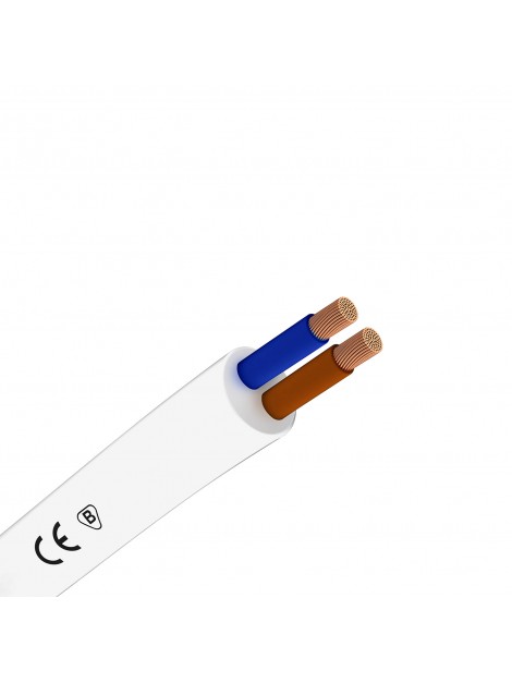Przewód elektryczny okrągły OWY 2x2.5 mm2 H05VV-F 300/500V