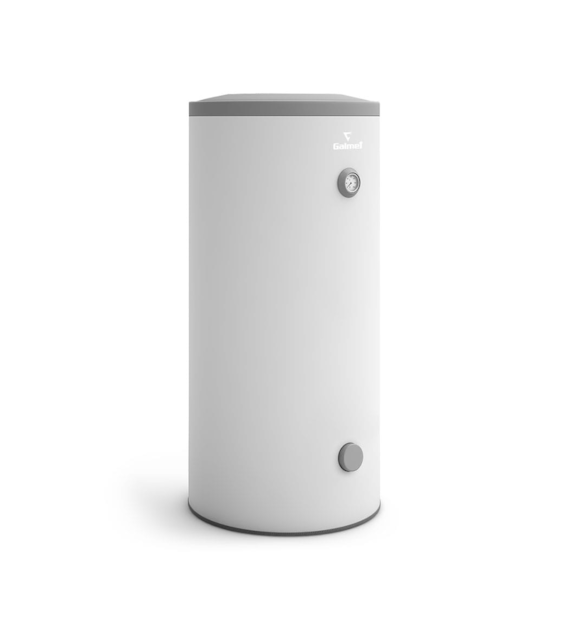 Wymiennik biwalentny 200l SGW(S)B TOWER BIWAL z dwiema wężownicami ( górna 0.6m2, dolna 0.8m2 ) spiralnymi, emaliowany, twarda pianka poliuretanowa, skay, pionowy wolnostojący GALMET