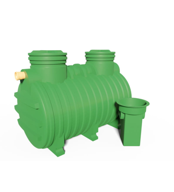 Osadnik 2 m3 HDPE R 2-kom. + filtr- do oczyszczalni drenażowej do 4 osób