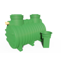 Osadnik jednopłaszczowy 3 m3 HDPE R 2-kom. + filtr- do oczyszczalni drenażowej do 6 osób