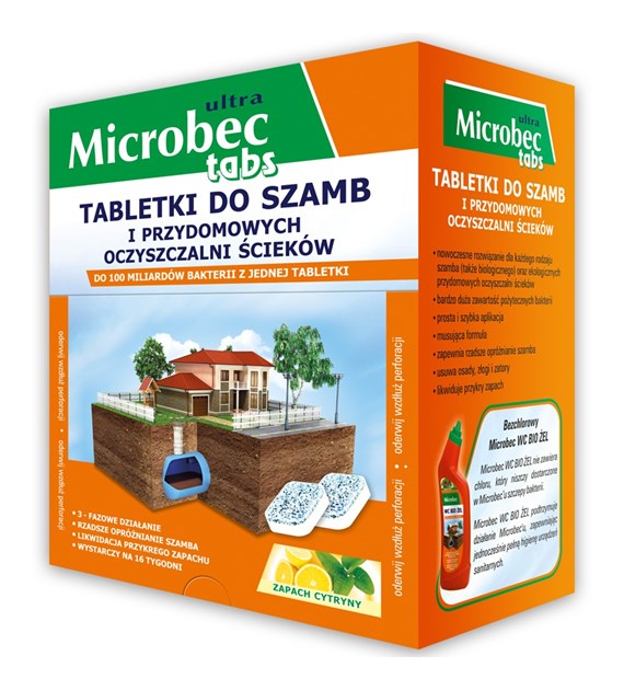 Tabletki biologiczne BROS MIKROBIEC 16x20G do szamb