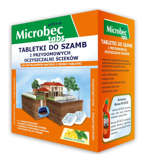 Tabletki biologiczne BROS MIKROBIEC 16x20G do szamb